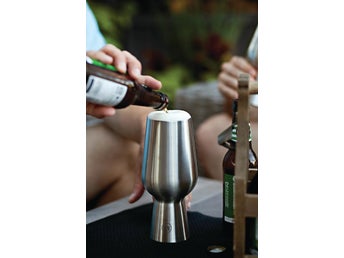 Outset dubbelväggiga IPA-glas i rostfritt - set om 2