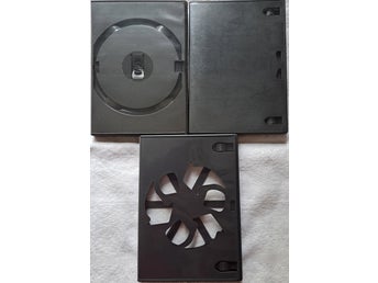 3 st tomma DVD-fodral