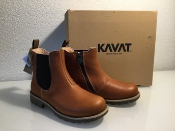 KAVAT Husum JR EP ljusbruna boots kängor skinn HELT NYA stl. 33 KAVAT Husum JR EP ljusbruna boots kängor skinn HELT NYA stl. 33