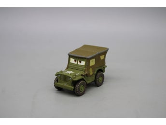 Disney Pixar Cars Militär Jeep Sarge , Leksaksbil