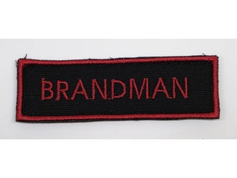 Broderad patch med valfri text