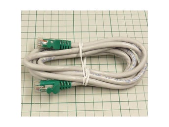 UTP Cat 6 crosswire 2m grå (gröna kontakter) ISOTECH, skickas utan förpackningen