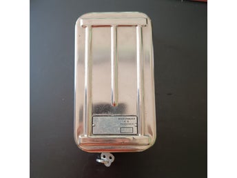 SÄLLSYNKT !!! METALLBANK SAFE PENGAR KONTANTBOX BODE-PANZER AG HANNOVER ORIGINALNYCKEL