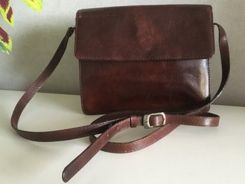brun handväska skinn brun handväska skinn