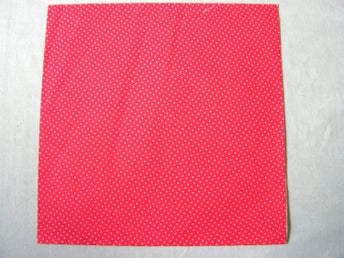 Vintage papper 50-talet små prickar på RÖD botten 50,8x76,2