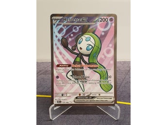 Carte Pokémon Meloetta Ex 159/086 - Ultra Rare - Black Bolt - Écarlate & Violet - Authentifiée Titan