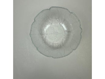 Glasskål, Arcoroc, ASPEN, lövet, France, Vintage