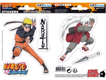 Naruto Shippuden Naruto & Jiraiya Sticker Sheet