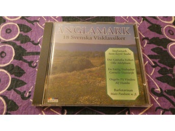Änglamark - 18 Svenska Visklassiker. Fint skick! CD-skivan ser ospelad ut!