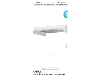 Franke Köksfläkt HOOD SPIRIT 1225B-18
