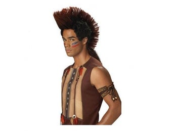 Krigare Peruk Maskerad Halloween Ny