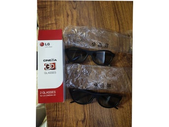 Cinema 3D-glasögon, 2-pack
