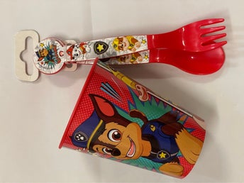 Paw Patrol Mugg och Bestick Set