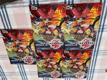 Bakugan Battle Brawlers My Sticker Album 5 st