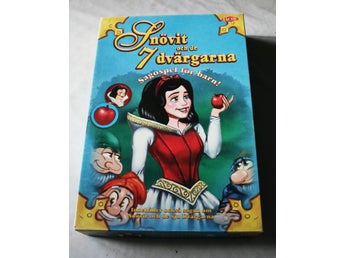 SNÖVIT OCH DE 7 DVÄRGARNA Komplett sällskapsspel/familjespel/barnspel TACTIC