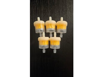 5 Stycken Bränslefilter 7mm - Oanvända
