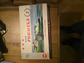 Alga Formula 1 ca 1962 – äldre svenskt bilspel – 6 bilar – vintage