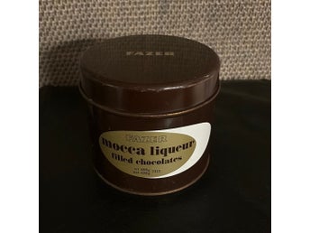 Fazer Mocca Liqueur filled chocolate burk