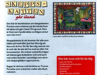 SKEPPSKATTEN går iland / Lek o Lär på SVENSKA / PC-spel NY <