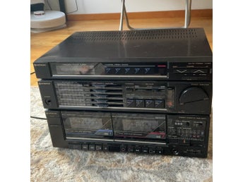 Hitachi HRD-MD26 Vintage Stereo 80-tal - Dubbel Kassett