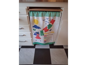 Retro handduk/paradhandduk 1950-tal med tvättråd