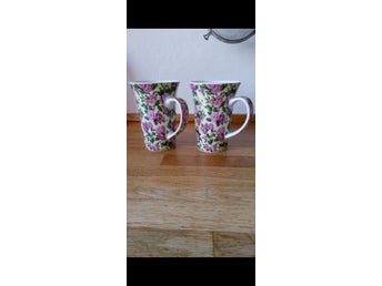 Mugg med blommor