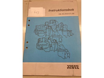 Instruktionsbok Volvo Penta 1996