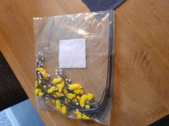Nya plastblommor