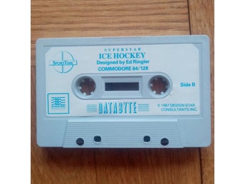 Superstar Ice Hockey (Databyte - SportTime) Lös Tape - Kassett - Commodore 64
