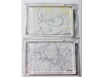 My Hero Academia Art Exhibition Acrylic Block Izuku Midoriya Katsuki Bakugou