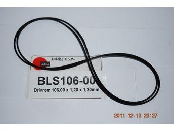 BLS106-00 Drivrem kantig diameter 106x1,2x1,2mm 2 stycken