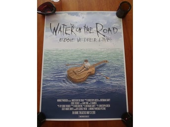 Toppskick Eddie Vedder Water on the road Poster Pearl Jam
