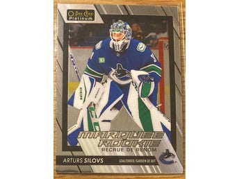 O-Pee-Chee Platinum 23/24 Marquee Rookie 241 ARTURS SILOVS (RC) Vancouver