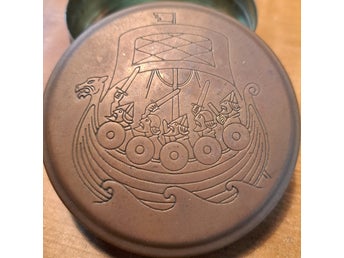 SNUSDOSA NILS HÖRK GRÄNGESBERG Vikingaskepp