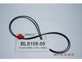 BLS108-00 Drivrem kantig diameter 108x1,2x1,2mm 2 stycken