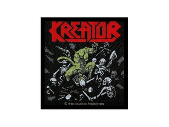 KREATOR - PLEASURE TO KILL. Tygmärke Auktion