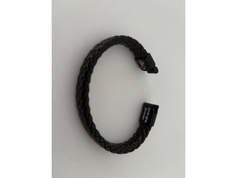 flätat armband unisex 21 cm längd