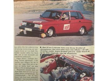 Volvo 240 mot SAAB 900 i Teknikens Värld 1978
