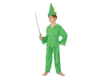 Robin Hood Peter Pan Maskeraddräkt Barn Medium 120-130 NY