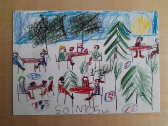 Sointu Perähuhta (5 år) - vykort