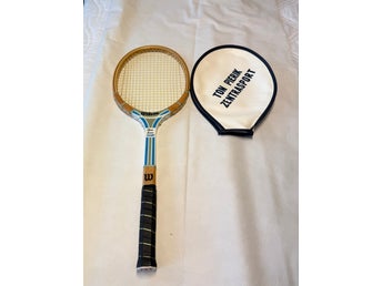 Wilson Chris Evert CHAMP Vintage Tennisracket – Retro Samlarobjekt med fodral