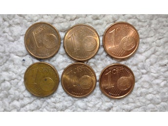 Samling av 1 Euro Cent