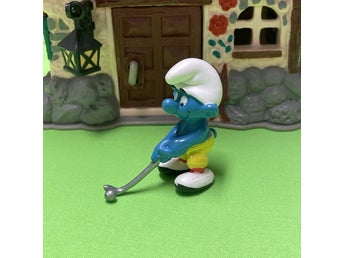 Populär Smurf som spelar golf….toppskick… lågt utrop…