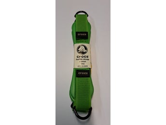 Single Pair of Crocs Turbo Straps Green Replacement Straps