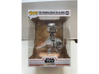 Funko Pop! oöppnad figur - Star Wars 358 The Mandalorian On Blurrg