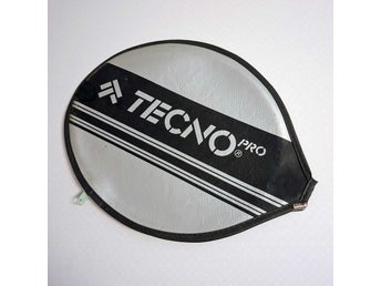 Racketfodral Badminton TECNO PRO silver & svart skydda din racket
