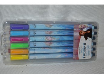 12st Färgpennur Tusch Frost 2 Disney Set Ny