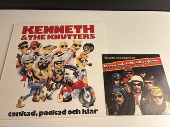 Kenneth and The knutters LP / Vinyl + singel Tankad, packad och klar