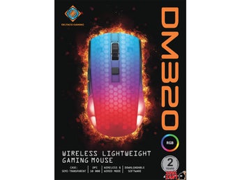 Deltaco Gaming DM320 Semi Transparent RGB Gaming Mouse