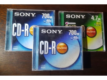 CD-R och DVD-R Skivor - Nya/Oanvända.